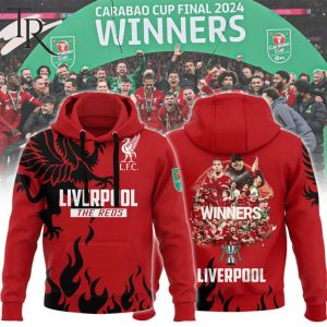 Liverpool The Reds Winners Carabao Cup 3D Hoodie