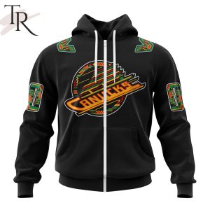 NHL Vancouver Canucks Special Black Excellence Design Hoodie