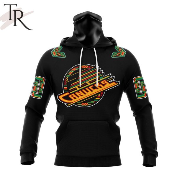 NHL Vancouver Canucks Special Black Excellence Design Hoodie