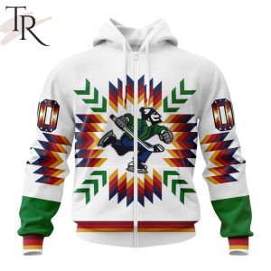 AHL Abbotsford Canucks Special Design With Native Pattern Hoodie