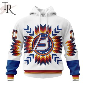 AHL Bridgeport Islanders Special Design With Native Pattern Hoodie