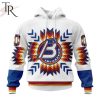 AHL Calgary Wranglers Special Design With Native Pattern Hoodie