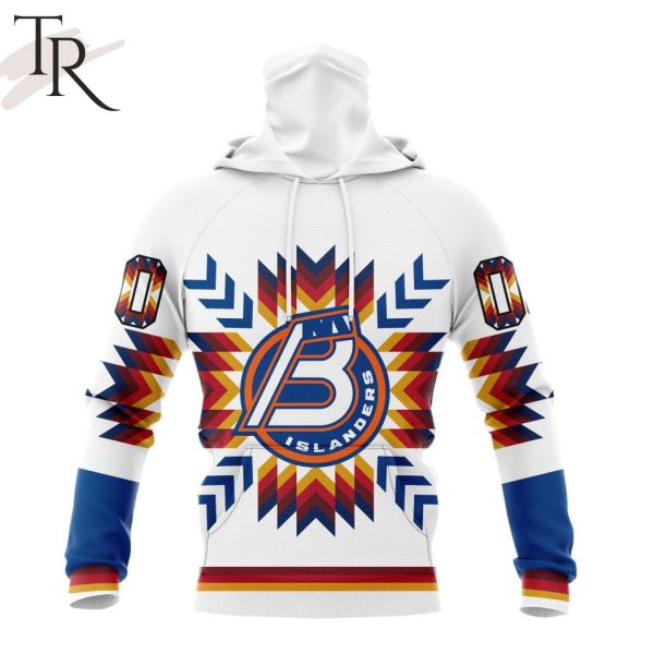 AHL Bridgeport Islanders Special Design With Native Pattern Hoodie