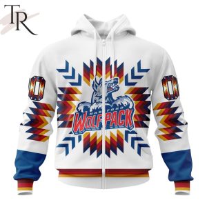AHL Hartford Wolf Pack Special Design With Native Pattern Hoodie