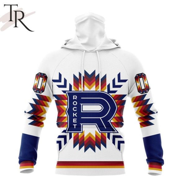 AHL Laval Rocket Special Design With Native Pattern Hoodie