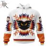 AHL Laval Rocket Special Design With Native Pattern Hoodie