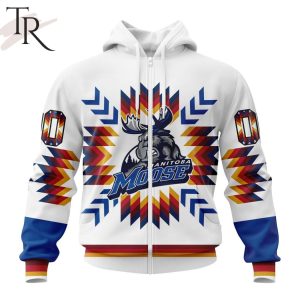 AHL Manitoba Moose Special Design With Native Pattern Hoodie