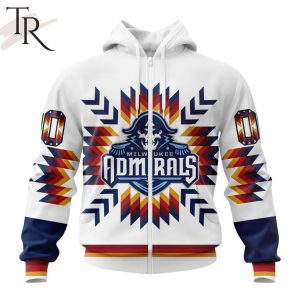 AHL Milwaukee Admirals Special Design With Native Pattern Hoodie