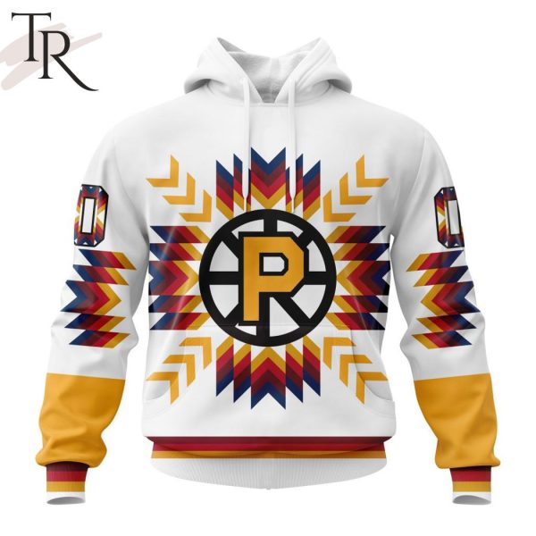 AHL Providence Bruins Special Design With Native Pattern Hoodie