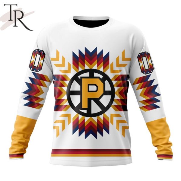 AHL Providence Bruins Special Design With Native Pattern Hoodie