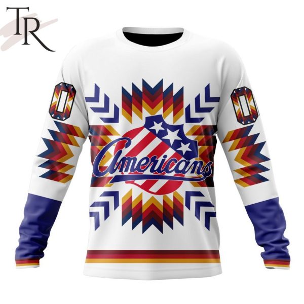 AHL Rochester Americans Special Design With Native Pattern Hoodie