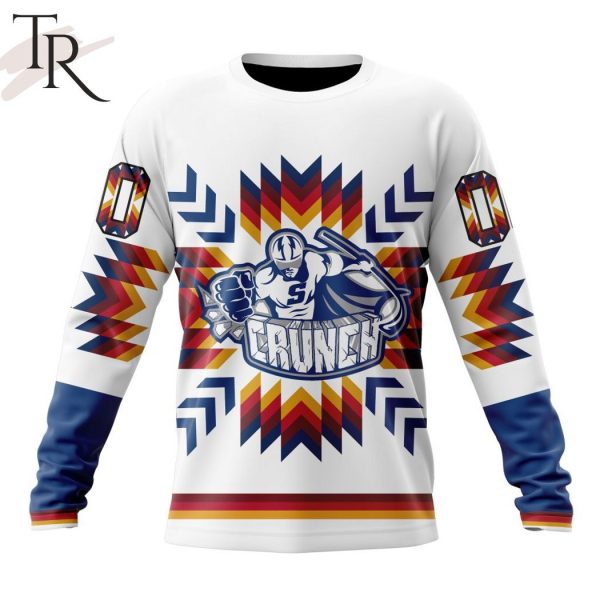 AHL Syracuse Crunch Special Design With Native Pattern Hoodie