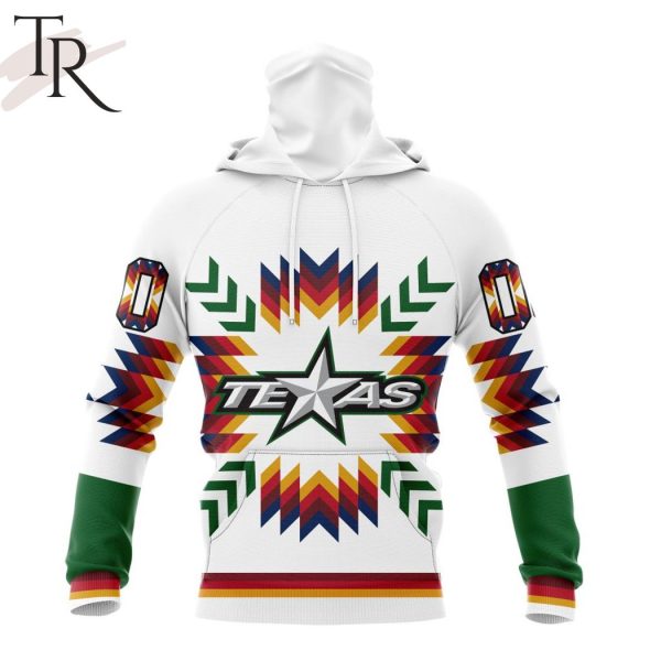 AHL Texas Stars Special Design With Native Pattern Hoodie