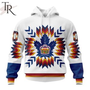 AHL Toronto Marlies Special Design With Native Pattern Hoodie