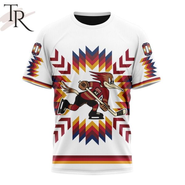 AHL Tucson Roadrunners Special Design With Native Pattern Hoodie