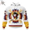 AHL Utica Comets Special Design With Native Pattern Hoodie