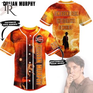 Cillian Murphy In Oppenheimer I Am Become Death The Destroyer Of Worlds Custom Baseball Jersey