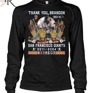 Thank You Brandon San Francisco Giants 2011-2024 R35pect T-Shirt