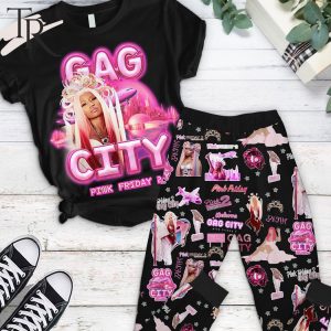 Nicki Minaj Gag City Pink Friday 2 Pajamas Set
