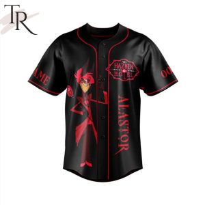 Hazbin Hotel Alastor The World Is Stage And The Stage Is A World Of Entertainment Custom Baseball Jersey