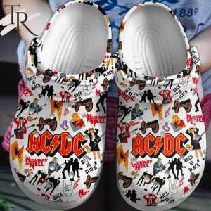 ACDC Back In Black Highway To Hell Crocs