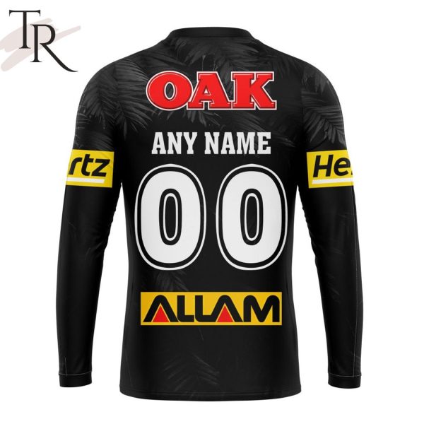 NRL Penrith Panthers Personalized 2024 Warm Up Kits Hoodie