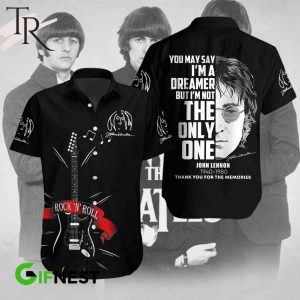 John Lennon 1940-1980 Thank You For The Memories Hawaiian Shirt