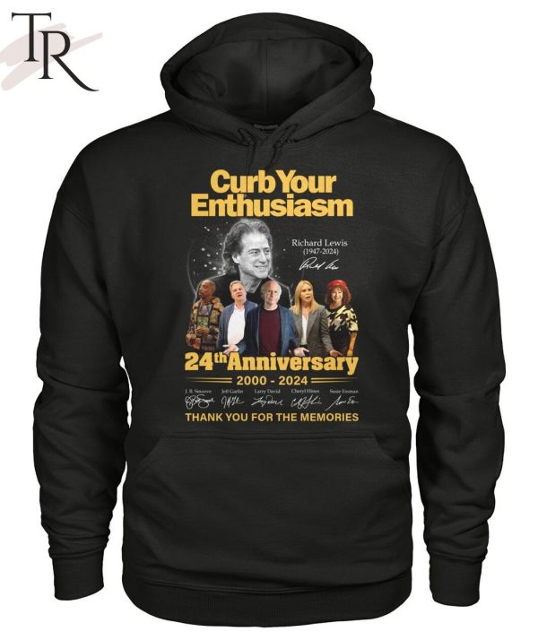 Curb Your Enthusiasm 24th Anniversary 2000-2024 Thank You For The Memories T-Shirt