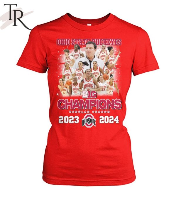 Ohio State Buckeyes B1G Champions Regular Season 2023-2024 T-Shirt