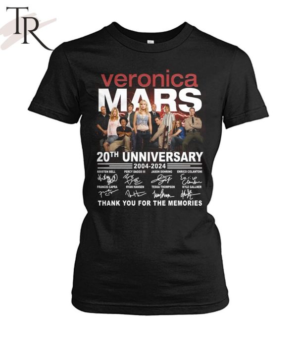 Veronica Mars 20th Anniversary 2004-2024 Thank You For The Memories T-Shirt