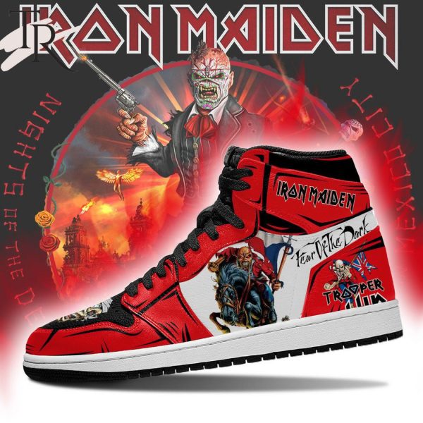 Iron Maiden Fear of the Dark Air Jordan 1, Hightop