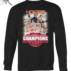 Hokies ACC 2023-24 Regular Season Champions Virginia Tech Hokies T-Shirt