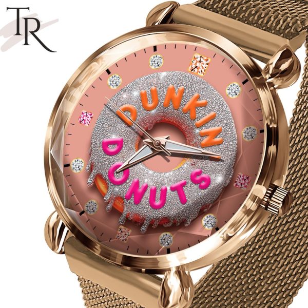 Dunnkin’ Donuts Stainless Steel Watch