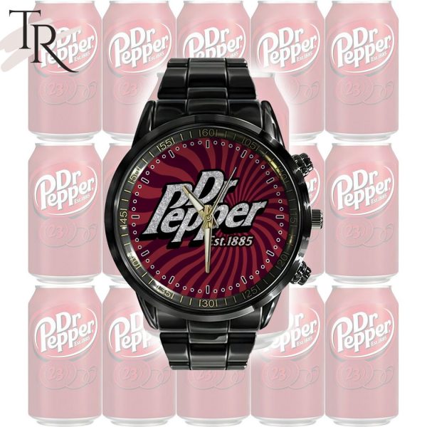 Dr Pepper Stainless Steel Watch