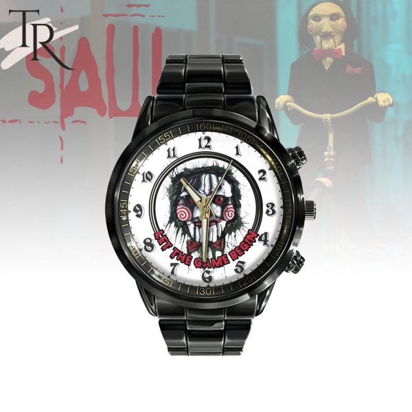 Horror Movies Let The Game Begin Stainless Steel Watch