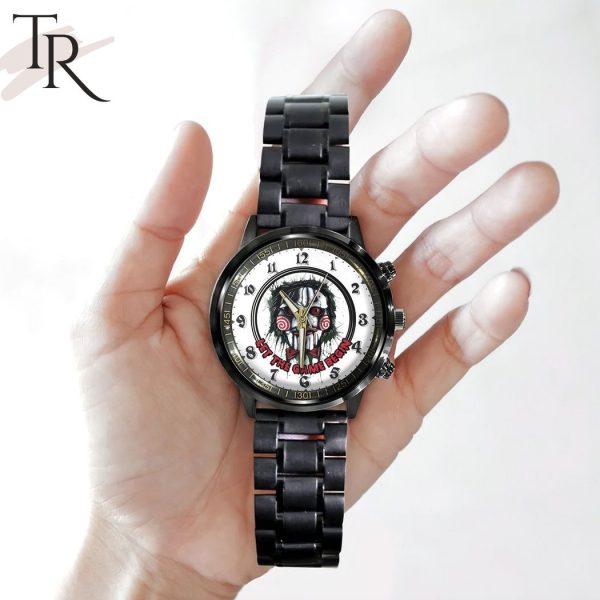 Horror Movies Let The Game Begin Stainless Steel Watch