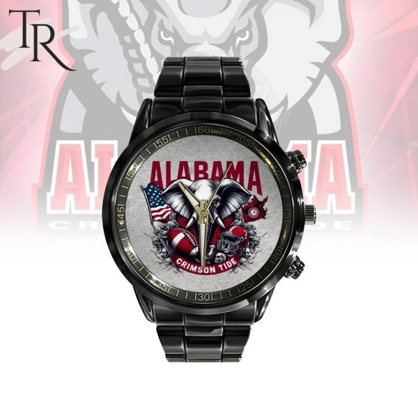 NCAA Alabama Crimson Tide Stainless Steel Watch
