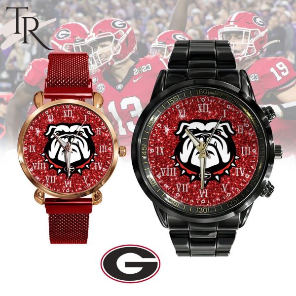 NCAA Georgia Bulldogs Stainless Steel Watch
