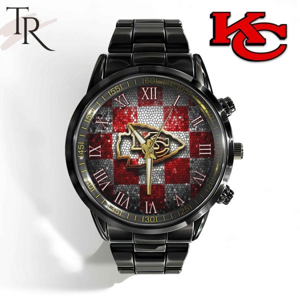 NFL Kansas City Chiefs Stainless Steel Watch