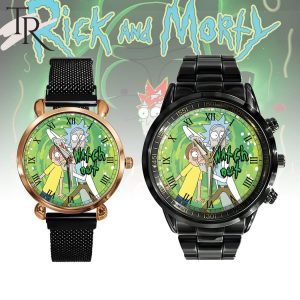Rick And Morty Watch Out Stainless Steel Watch