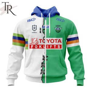 Personalized NRL Canberra Raiders Home Mix Away Kits Hoodie