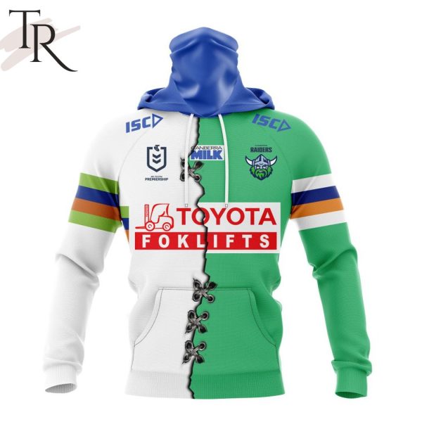 Personalized NRL Canberra Raiders Home Mix Away Kits Hoodie