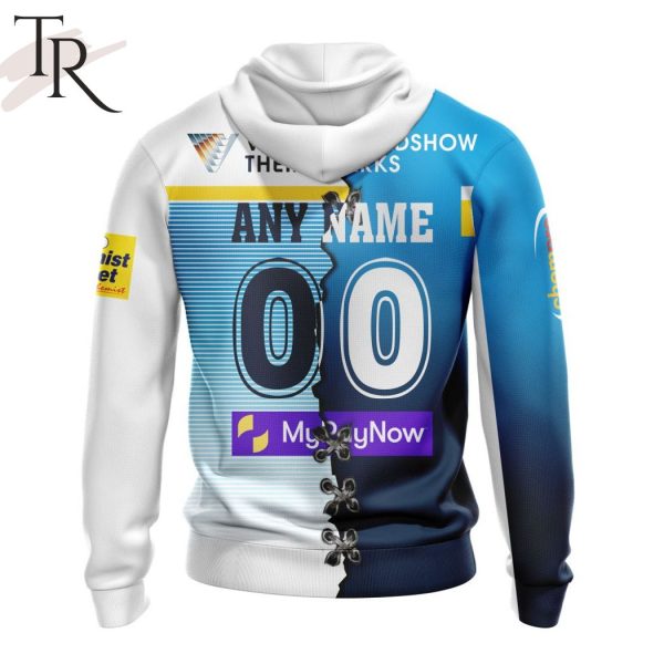 Personalized NRL Gold Coast Titans Home Mix Away Kits Hoodie