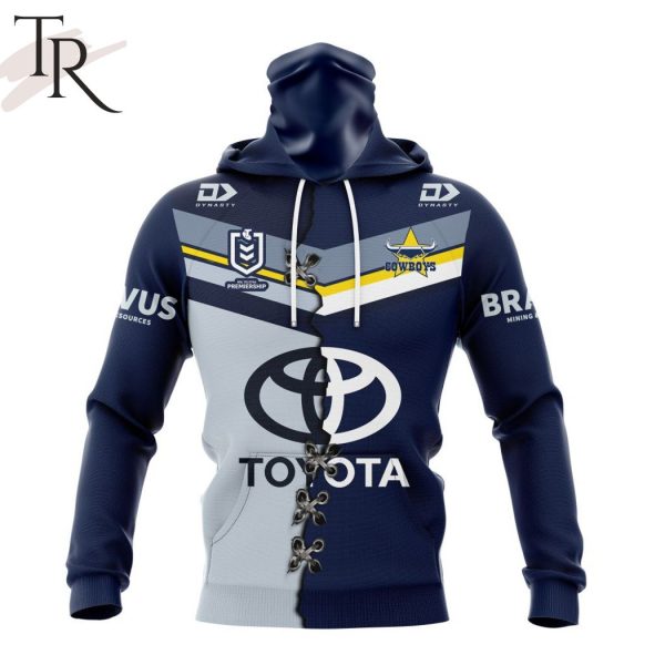 Personalized NRL North Queensland Cowboys Home Mix Away Kits Hoodie