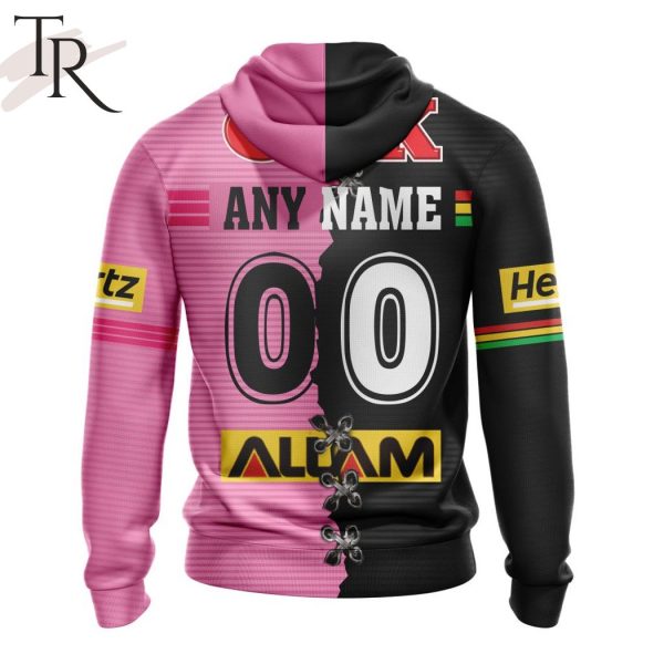 Personalized NRL Penrith Panthers Home Mix Away Kits Hoodie