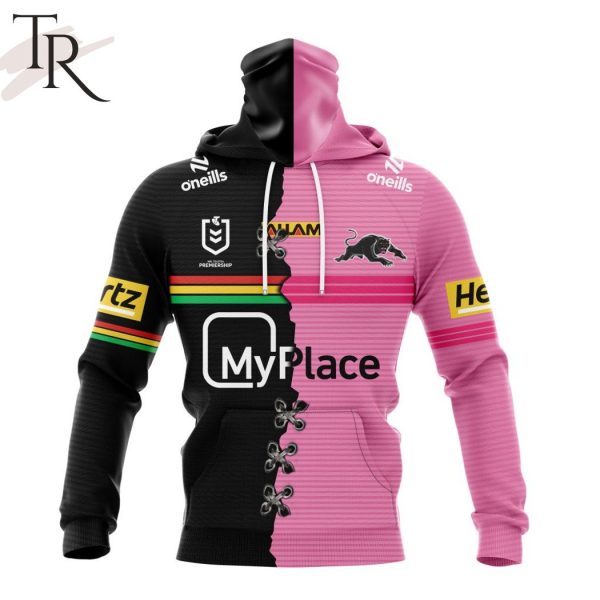 Personalized NRL Penrith Panthers Home Mix Away Kits Hoodie
