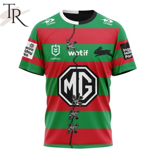 Personalized NRL South Sydney Rabbitohs Home Mix Away Kits Hoodie