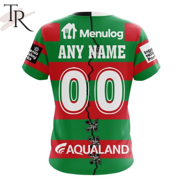Personalized NRL South Sydney Rabbitohs Home Mix Away Kits Hoodie