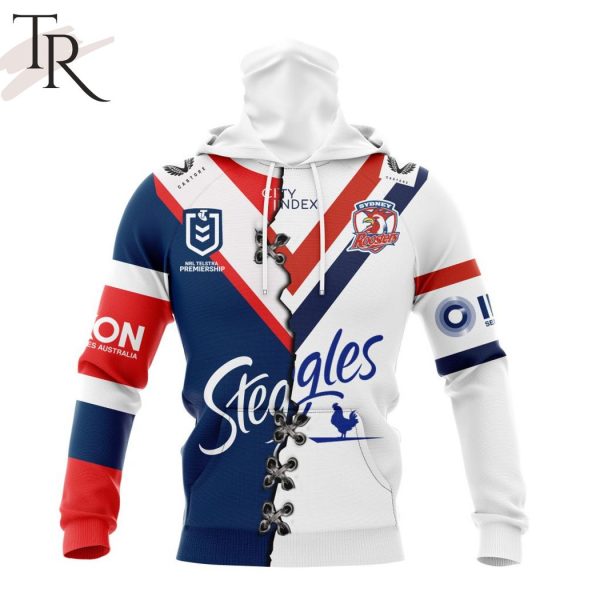 Personalized NRL Sydney Roosters Home Mix Away Kits Hoodie