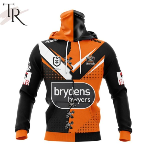 Personalized NRL Wests Tigers Home Mix Away Kits Hoodie